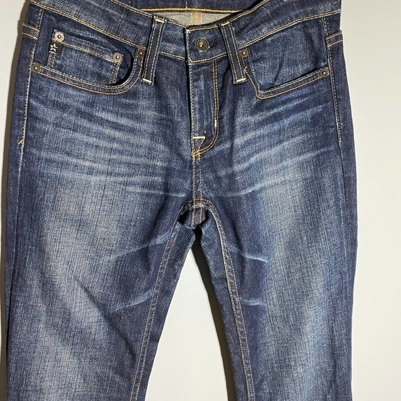 𝅺big Star Hazel Mid Rise Boot Cut Jeans Size 25L - Picture 2 of 10